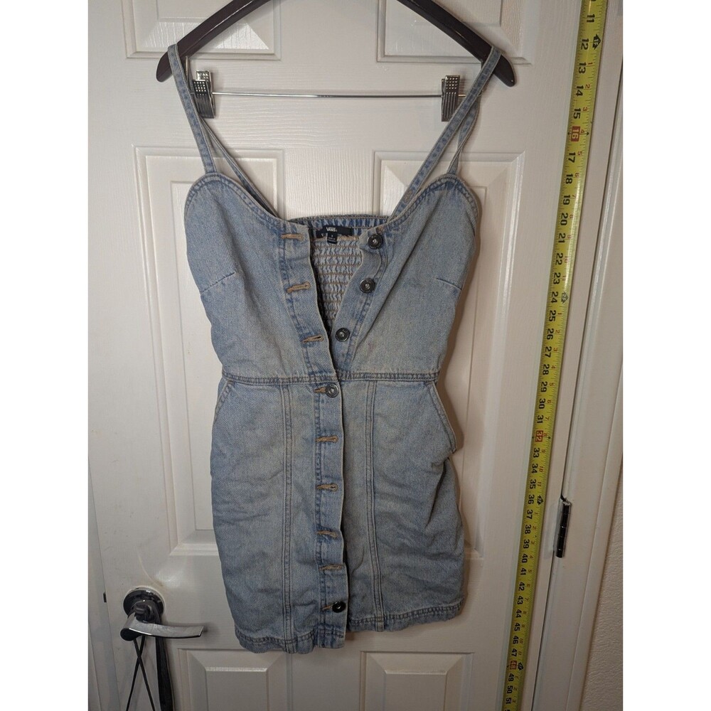 VANS Juniper Denim Dress Womens Size Small Jean